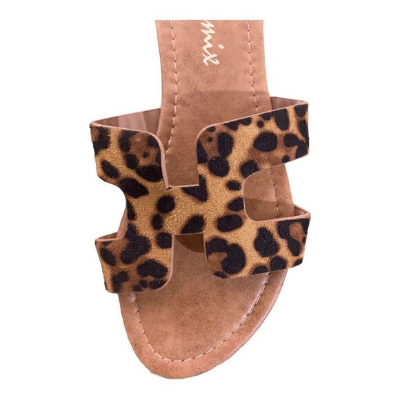 #307 DOLLY MIX H Leopard Sandals - Picture 2 of 6